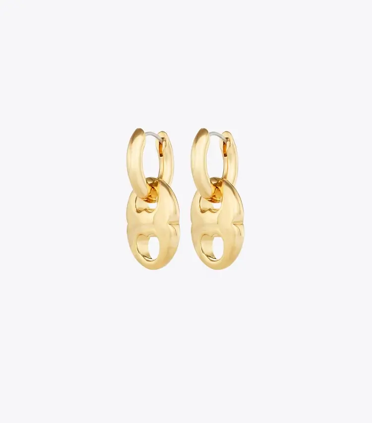 Gemini Link Small Hoop Earrings