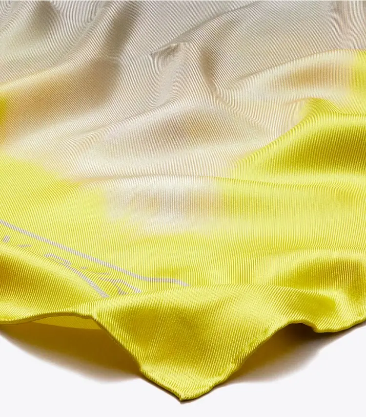 Tie-Dye Silk Square Scarf - Image 2
